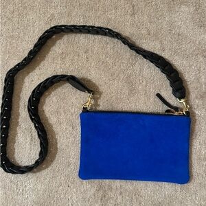 Clare V Veg Link Crossbody Strap Black